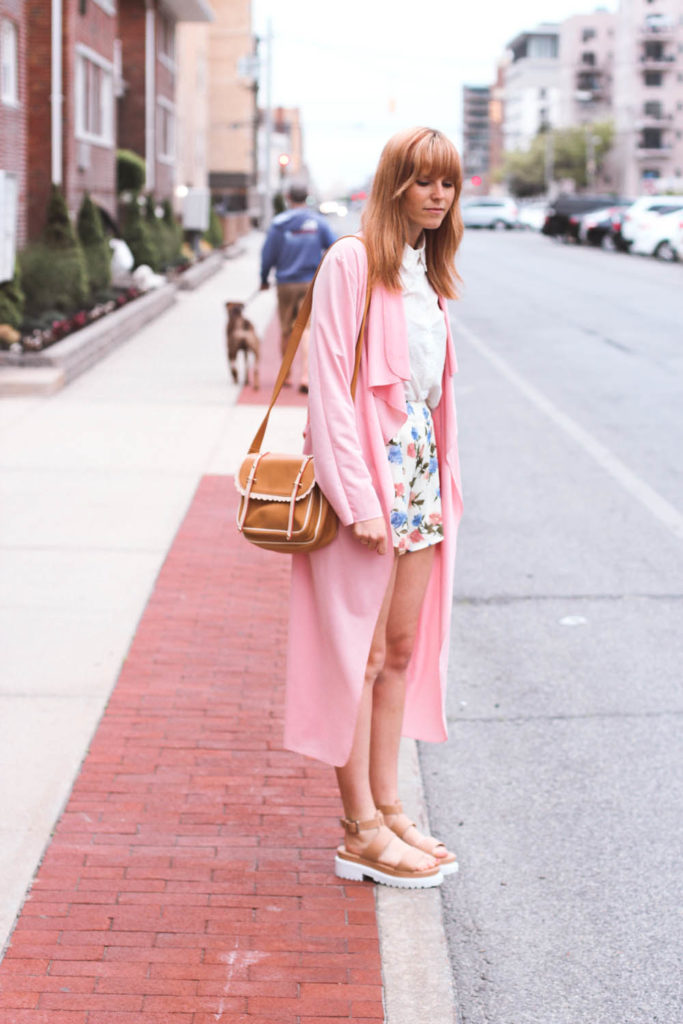pink duster coat, long beach ny, nyc fashion blog, nyc fashion blogger, nyc vintage fashion, vintage fashion blog