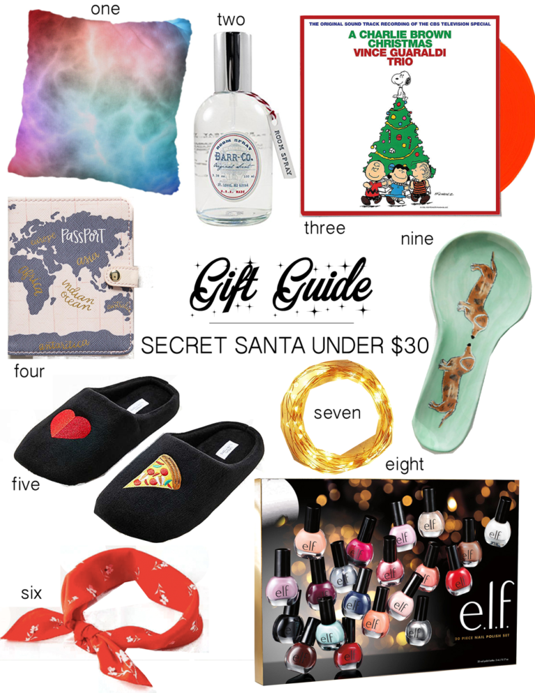 Gift Guide Secret Santa Ideas For 30 And 50 Budget