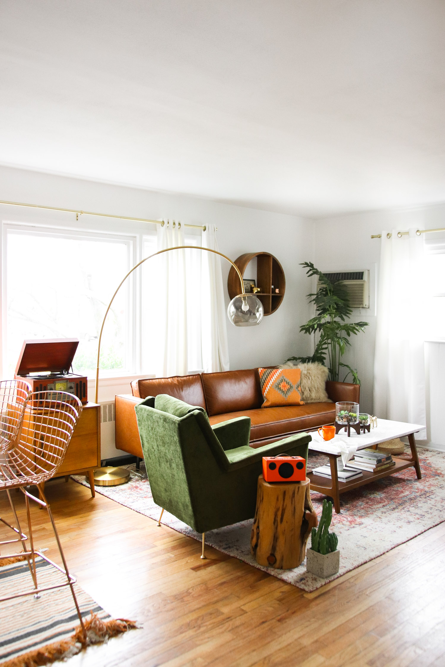 Surprise! Living Room Before + After With West Elm