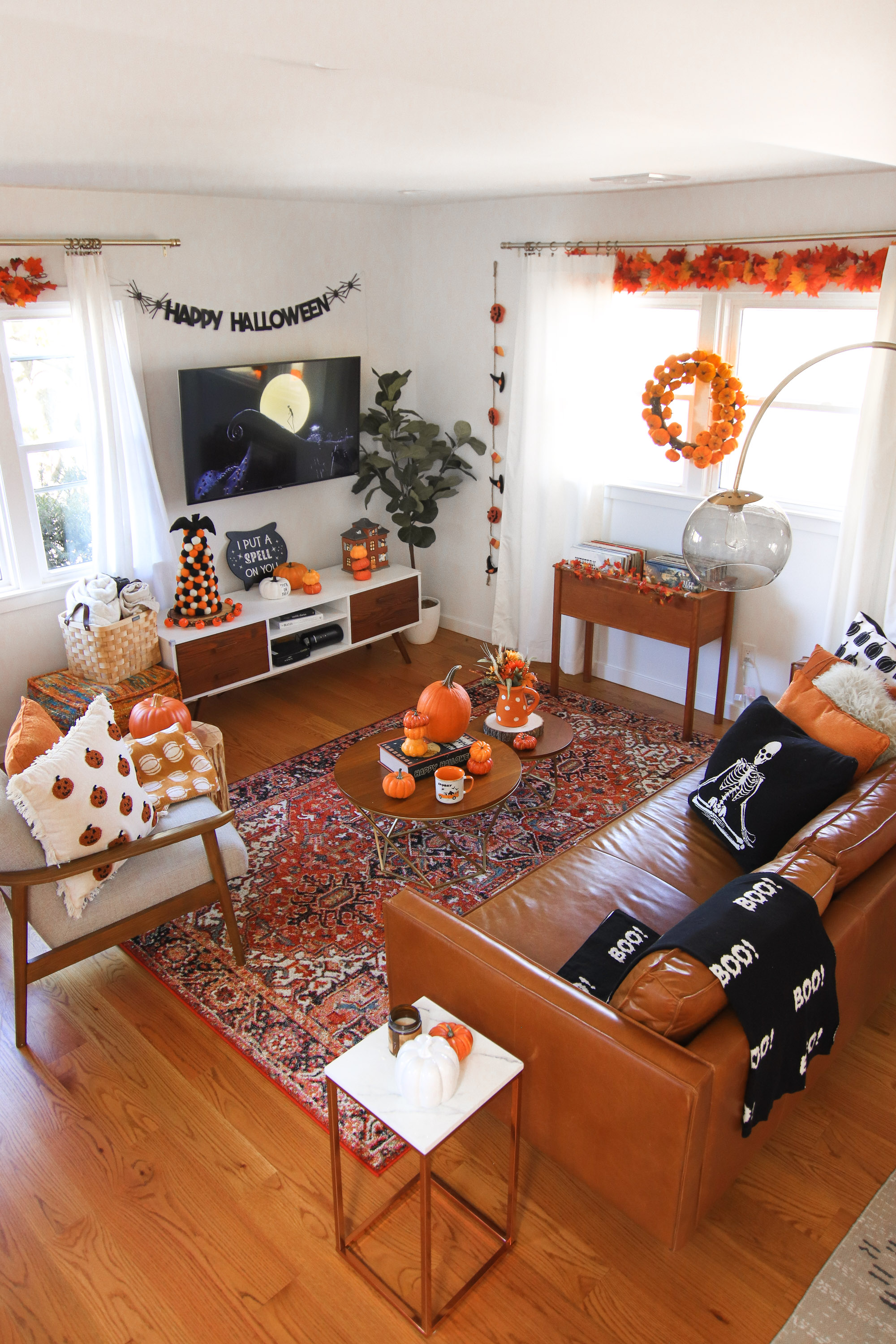 My Halloween Living Room Decor