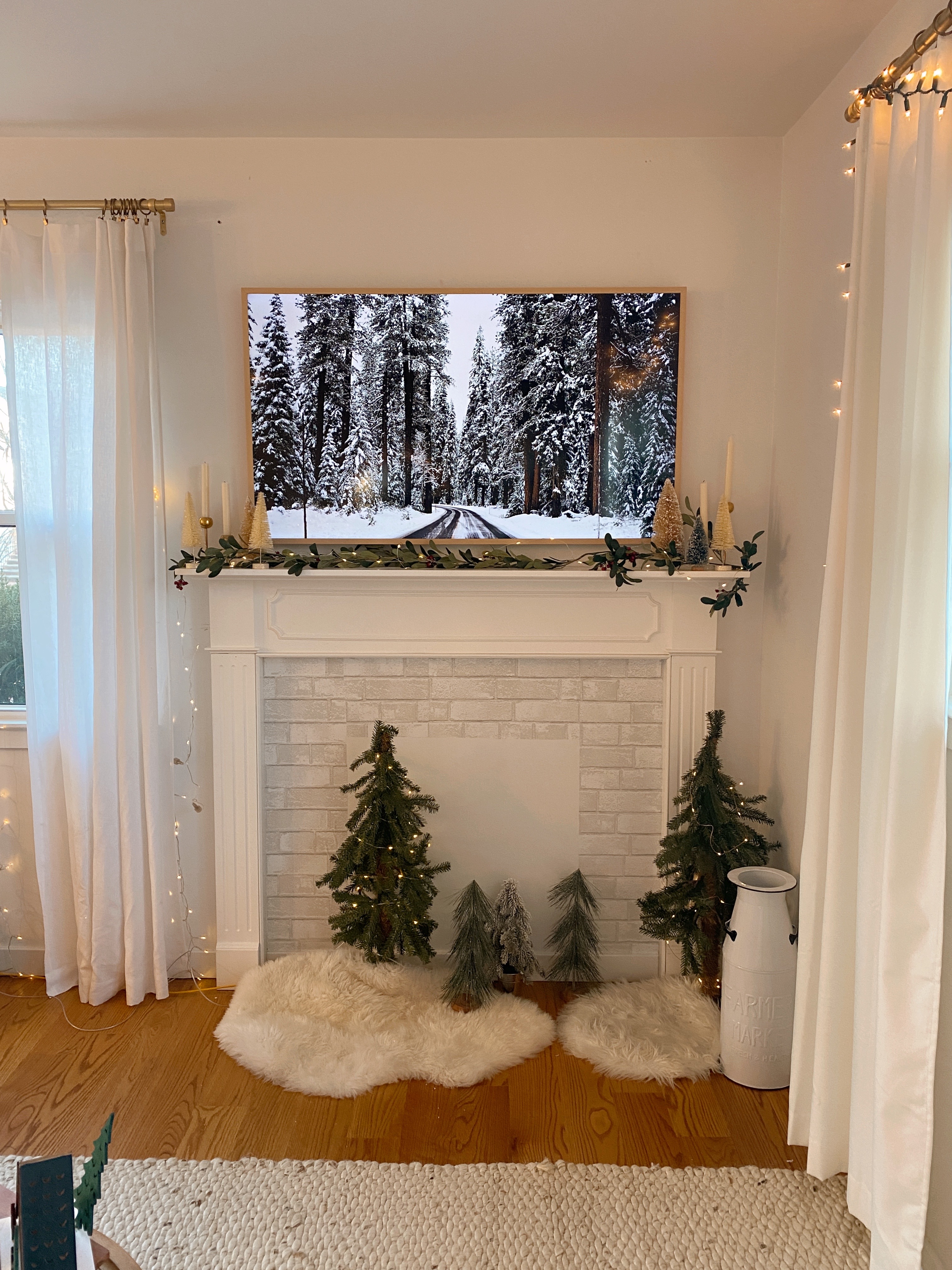 Faux Fireplace DIY + Progress